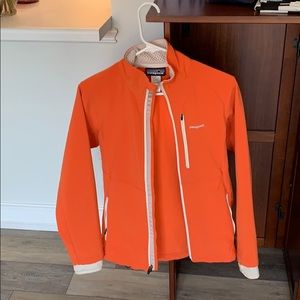 Orange Patagonia Zip Up small